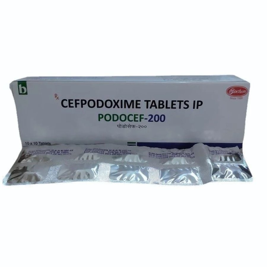 Podocef 200mg Strip Of 10 Tablets