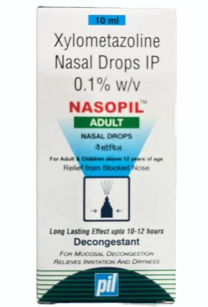 Nasopil Adult Nasal Drops - Relief From Blocked Nose