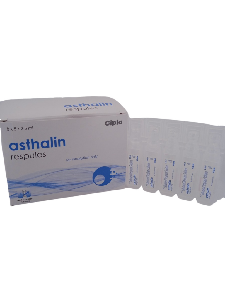 Asthalin 2.5ml Pack Of 5 Respules