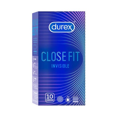 Durex Close Fit Invisible - 10 Condoms