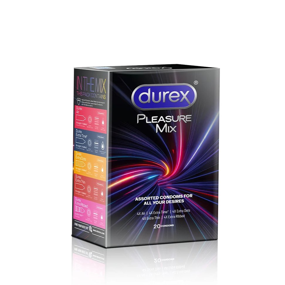 Durex 5 in 1 Pleasure Pack | Assorted Condoms