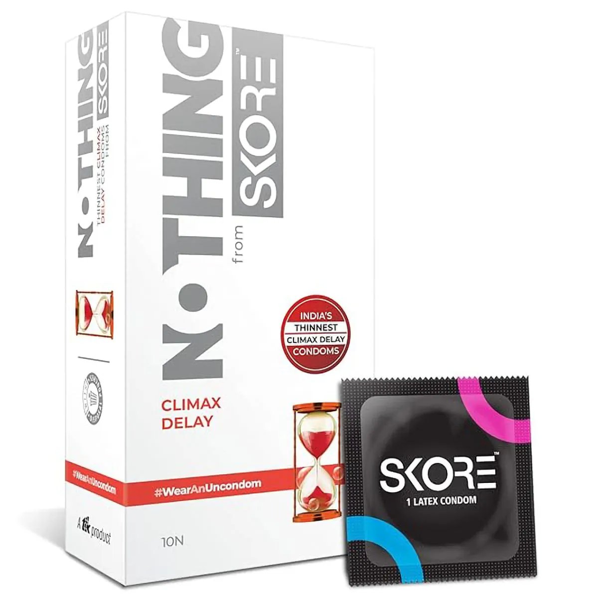 Skore Nothing | Ultra Thin And Climax Delay Condoms