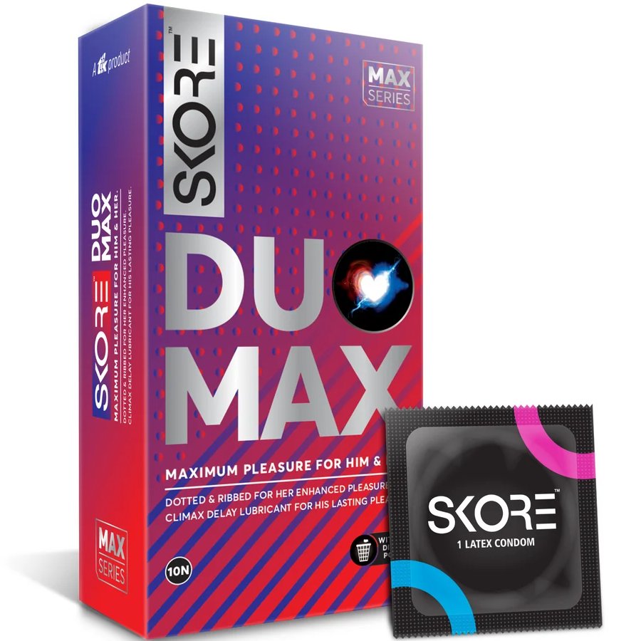 Skore Duo Max Condoms | Personal Care Product
