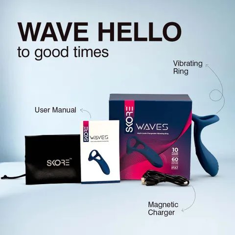 Skore Waves Mutual Satisfaction Vibrating Ring Massager